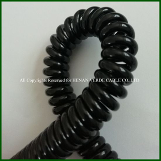 Special Customized PU PUR Spiral Wire Coiled Cable