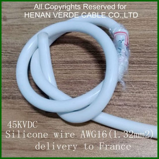 AWG 14 16# 18# 20# 2.5mm2 300V 1kv 50kvdc Hv Silicon Silicone Wire for Hv Tester Equipment
