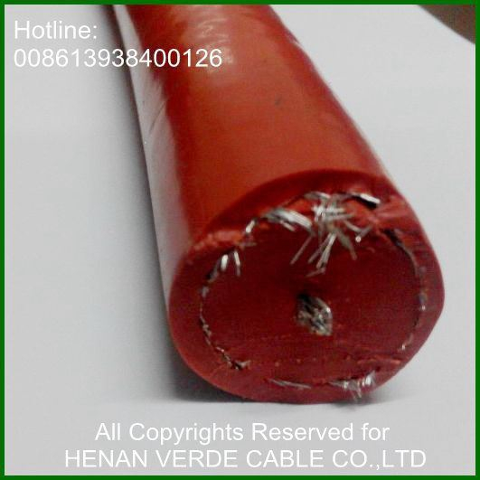 Hv 50kv 100kv Tinned Copper Silicon Insulated Cable Braided Shield Silicone Wire