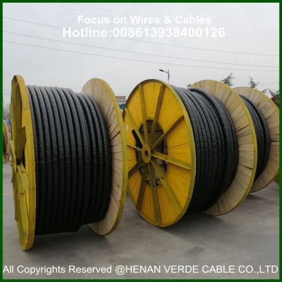 0.6/1kv 4core X185mm XLPE PVC Insulated Flame Resisant Sheath Sta Swa Armored Electric Power Cable