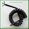 Multicore PVC Coiled Wire PUR Flexible Electrical Spiral Cable