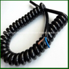 Gloss Black PUR Coiled Multicore Electric Spiral Wire Cable