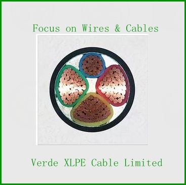 4core PVC Sheath XLPE Insulated Electrical Copper Wire Sta Swa Armored Electric Cable