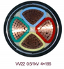1kv 4core Copper Conductor PVC Insulated Electric Wire Cable