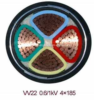1kv 4core Copper Conductor PVC Insulated Electric Wire Cable