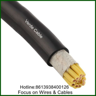 Multi Core Bare or Tinned Copper Conductor PVC Insulated Electric Wire Control Cable