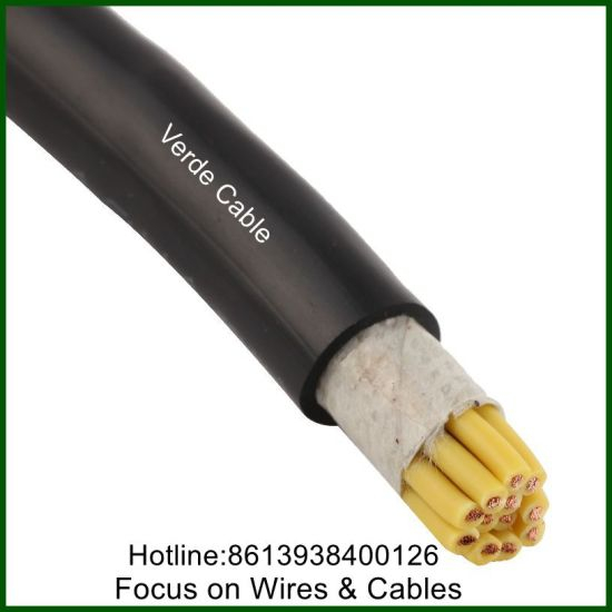 Multi Core Bare or Tinned Copper Conductor PVC Insulated Electric Wire Control Cable