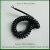 3X0.75mm2 Customized PUR Coiled Cable Spiral Cable