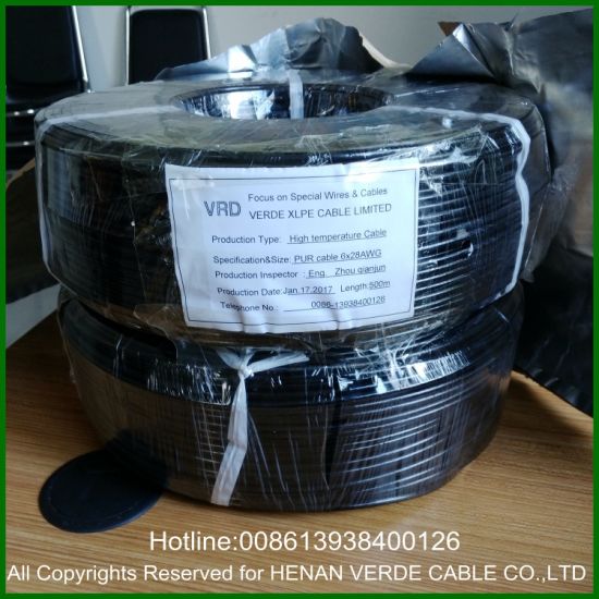 High Temperature AWG Size Customized 14 18 20 22 26 Tinned Sliver Plated Copper Silicone Electric Cable PFA PTFE Teflon Coated Electrical Electronic Wire
