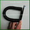 3core 4c 5core Factory Customized RoHS Flexible PVC Spiral Wire Coiled PUR Cable