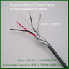 Pair Twisted Aluminum Mylar Shielded Copper Wire Braided Screen Signal Cable