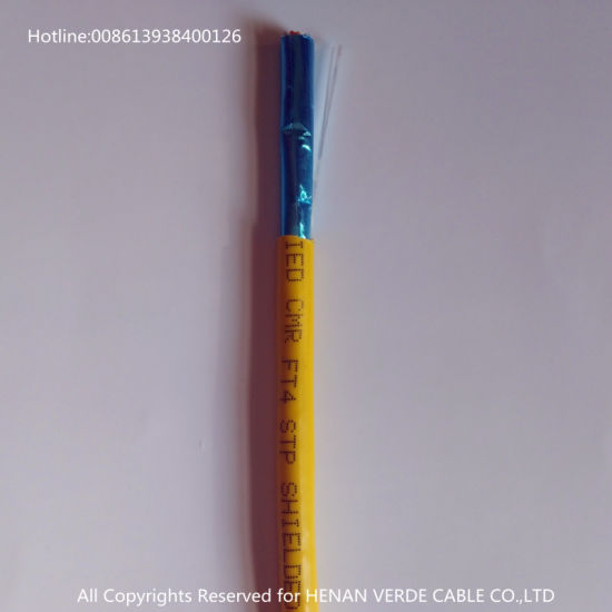 Cmr UL Class Network Cable Shield CAT6 Cable