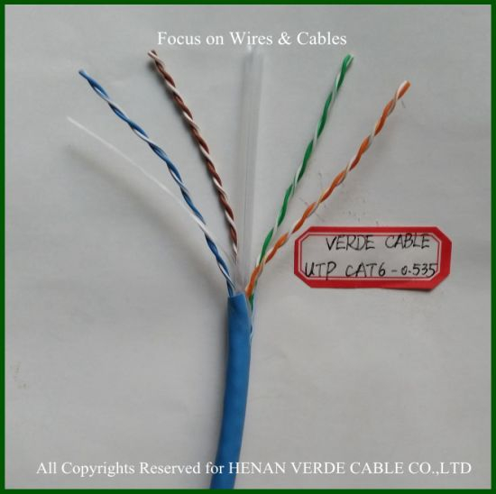 Different Size Customized LAN Cable UTP CAT6 Cable