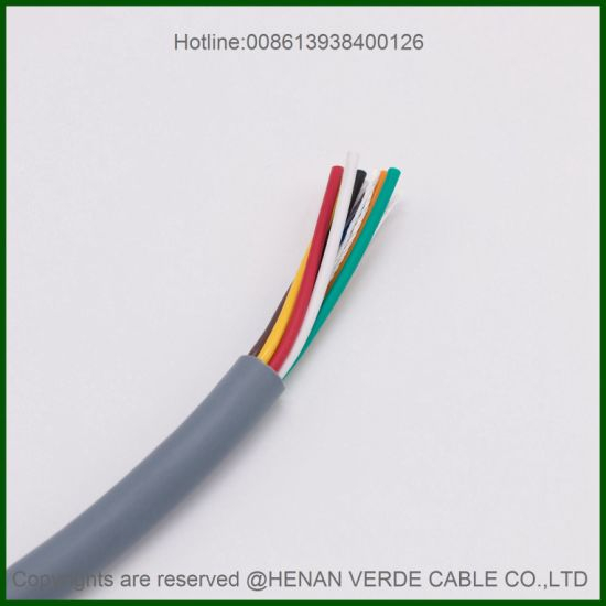 AWG16 AWG18 24 Pair Twisted Tinned Copper Gray PVC Insulated Instrument Data Control Cable