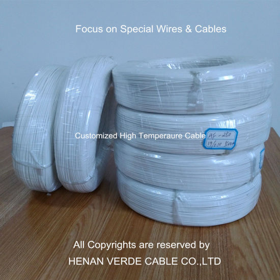 High Temperature AWG 10 12 14 18 AWG20 PTFE PFA Tinned Silver Plated Copper Electric Teflon Wire for Electronic Equipment