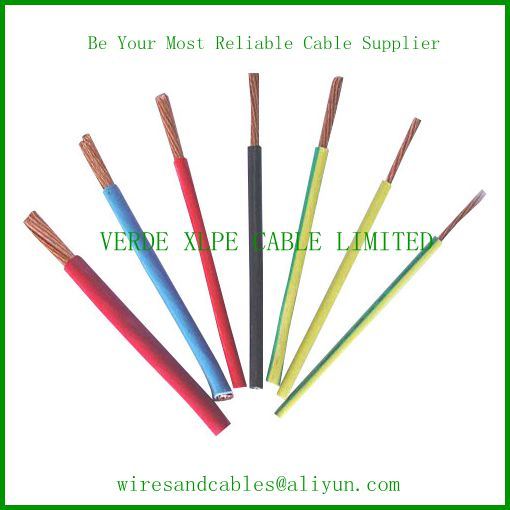 1.5mm 2.5mm RoHS PVC Insulated Electric Wire for Equipment and Light