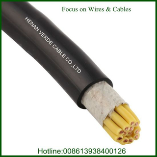2core 8~ 37core Multi Core PVC Insulated Copper Wire Braided Shielded Signal Control Cable