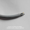 Easy Reeling Bending Flexible Copper Wire Industry RoHS PVC PUR Robot Electric Cable