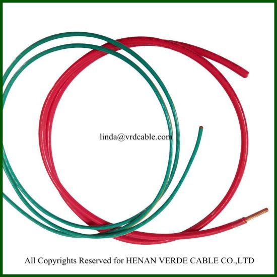UL AWG8 AWG14 AWG1/0 Thhn Thwn Wire PVC Nylon Cable