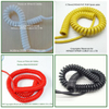 3core 5core 7core 1.5mm2 AWG16 Multicore Spiral Coiled Wire PU PUR PVC RoHS Cable