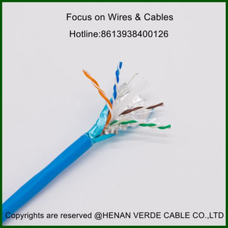 UTP FTP AWG23 Cmr Class Ethernet Cable CAT6A Instrument Signal Control Cable
