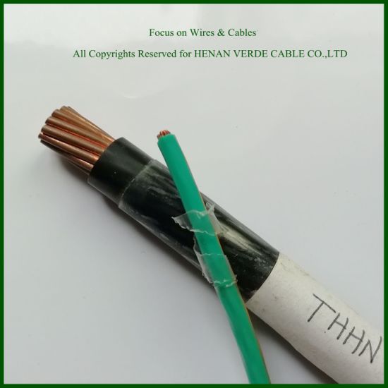 UL 10AWG #12 #6 Thhn Thwn Wire Nylon Cable for Construction