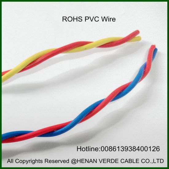 0.5mm 0.75mm 2.5mm PVC Insulation Cable Twisted Building Wire