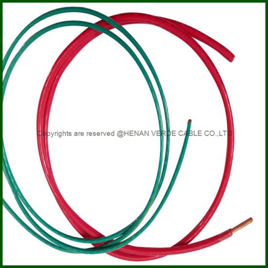 AWG6 AWG 8 10 12 14 PVC Insulated Thhn Sheath Electric Wire Cable for Construction Light