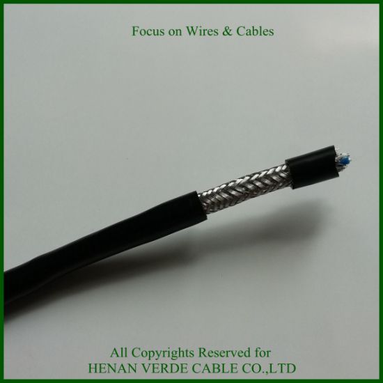 Aw16 AWG22 Pair Twisted RoHS PVC Jacket Shielded Speaker Signal Control Communication Cable