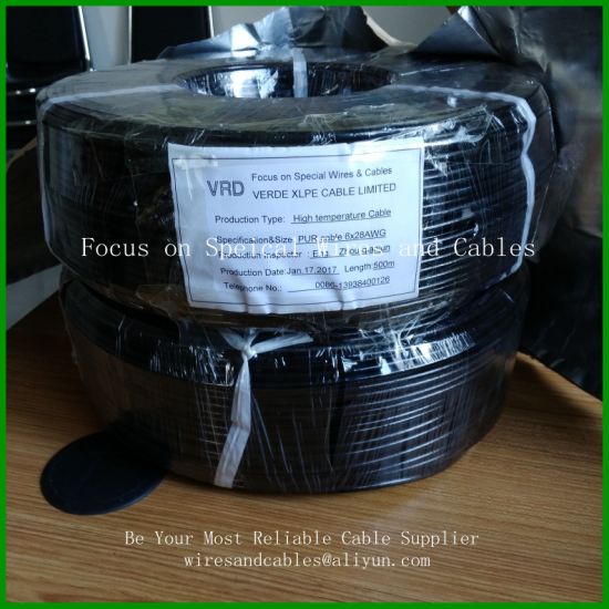 RoHS PVC Oil Resistant PUR Flexible Electric Wire Cable