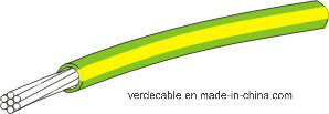 Bare Copper Conductor Yellow Green PVC Insulated Earth Wire Ground Cable