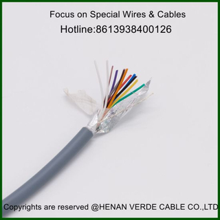 Super Flexible Tinned Copper Wire RoHS PVC Insulated Shield Draw Chain Instrument Cable for Industry Machine