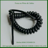 Muticore 3core 5core PUR Spiral Wire Coiled Cable for Equipment Control