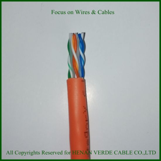 4pairs Twisted RoHS PVC Pure Copper CAT6 Cat5e Shield FTP Cable