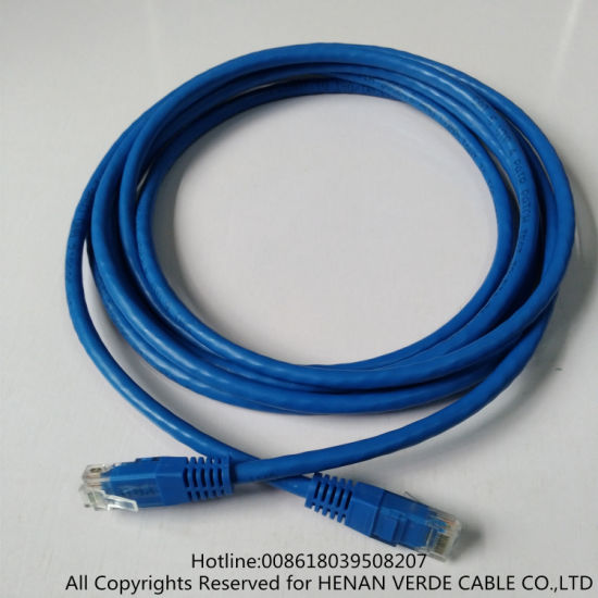 Flame Resistant Cmr Cat5e CAT6 Patch Cord Network Cable