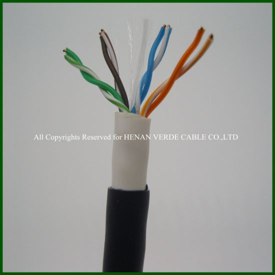 UTP Outdoor UV Resistant UL Audio Speaker Signal Communication Cat5e Cable