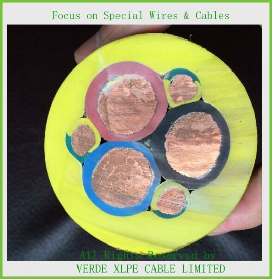 3core 5core 95mm2 Tinned Copper Conductor Rubber Insulated Welding Cable