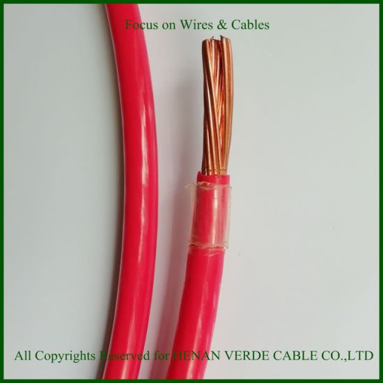 AWG Size Customzied Copper Conductor Nylon Jacket Thhn Wire