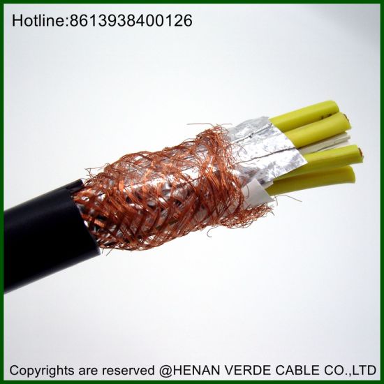 2core 8~ 37core Multi Core PVC Insulated Copper Wire Braided Shielded Signal Control Cable