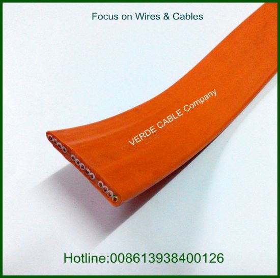 Easy Reeling Bending Flexible Copper Wire Industry RoHS PVC PUR Robot Electric Cable
