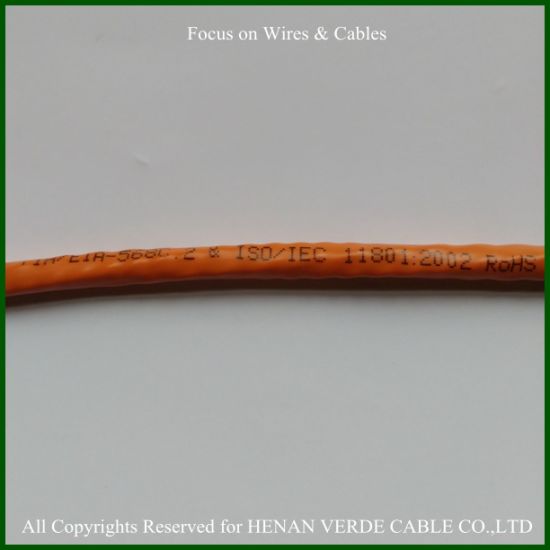 Tia/Eia -568c RoHS Cat5e Cable CAT6 LAN Cable