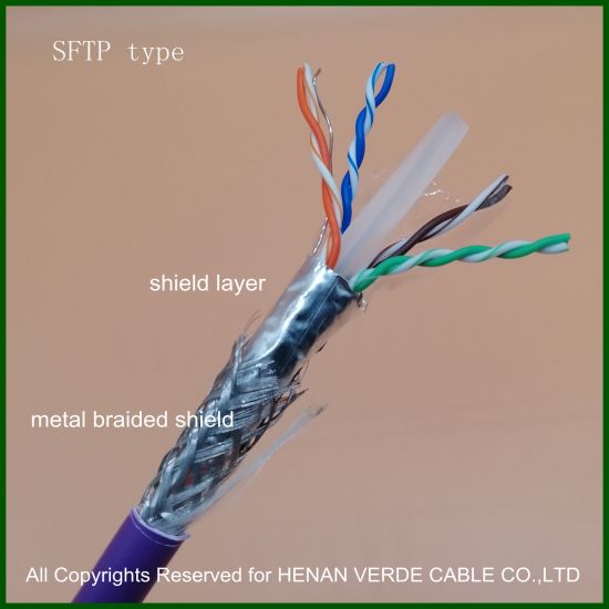 4pairs AWG23 AWG24 Factory Customized UTP FTP SFTP CAT6 Cat5e CAT6A Network Data Cable