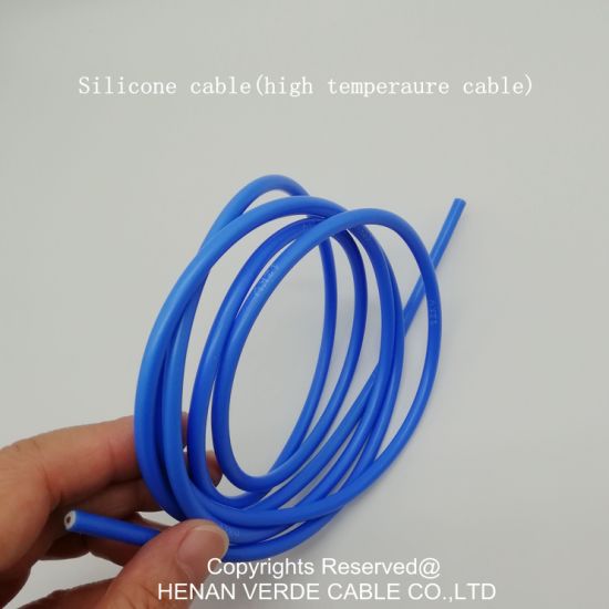 300V 600V 1kv 10kv 50kv 180degree High Temperature Silicone Rubber Insulated Shield Wire Cable