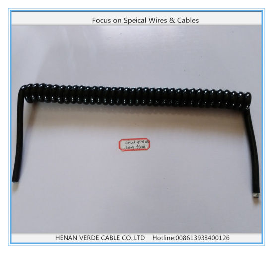 Factory Customized Electronic Wire PUR Coiled Cable Spiral Cable