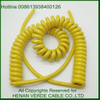 Copper Conductor RoHS PVC PU Silicone PUR Spiral Wire Coiled Electric Cable