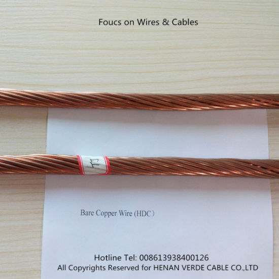 16mm2 50mm2 70mm2 Bare Copper Wire Ground Earth Cable for Grounding