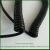 High Flexible PVC PUR Spiral Wire Coiled Cable