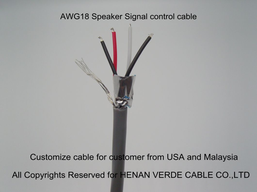 AWG18 AWG16 AWG22 AWG20 Twisted Pair Control Speaker Electric Wire & Cable