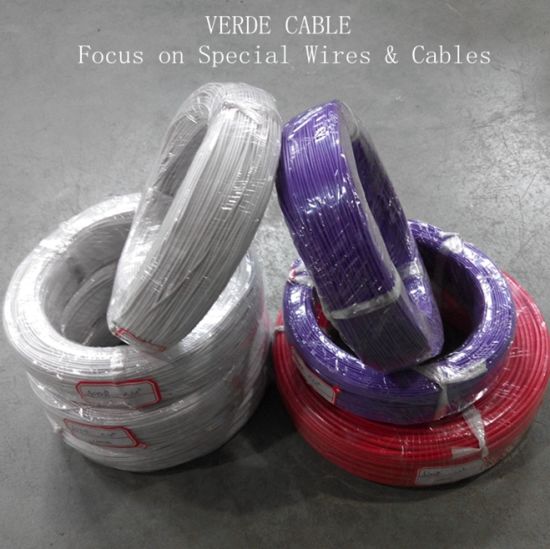 AWG18 AWG22 High Temperature PTFE Tinned Siver Plated Copper Wire Teflon Electric Cable