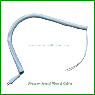 Spiral Coiled Wire PUR TPU Spiral Electronic Cable